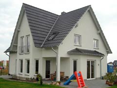 Haus Sylt mit Putzfassade